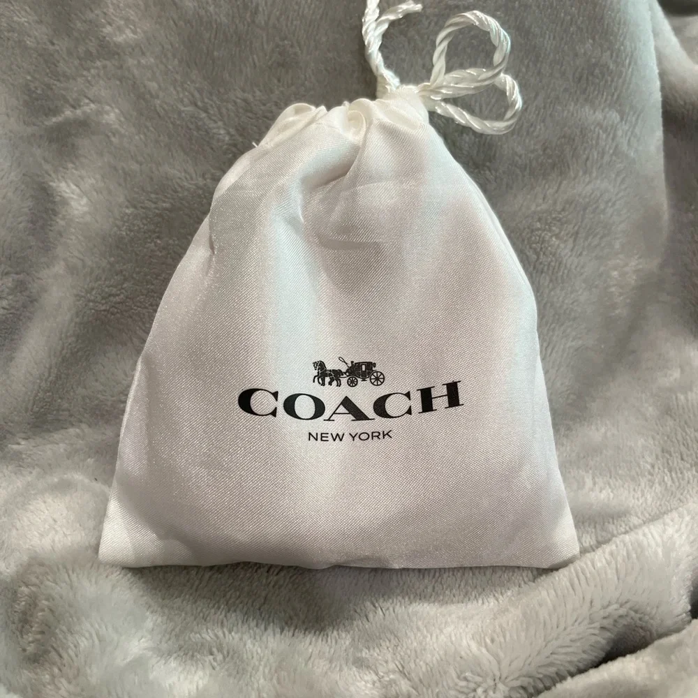 COACH leather Coin Purse and key holder or bag charm - Picture 7 of 7